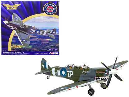 Supermarine Spitfire T.9 TE308 Fighter Aircraft "Grey Nurse" "Biggin Hill Heritage Hangar" "The Aviation Archive" Series 1/72 Diecast Model by Corgi