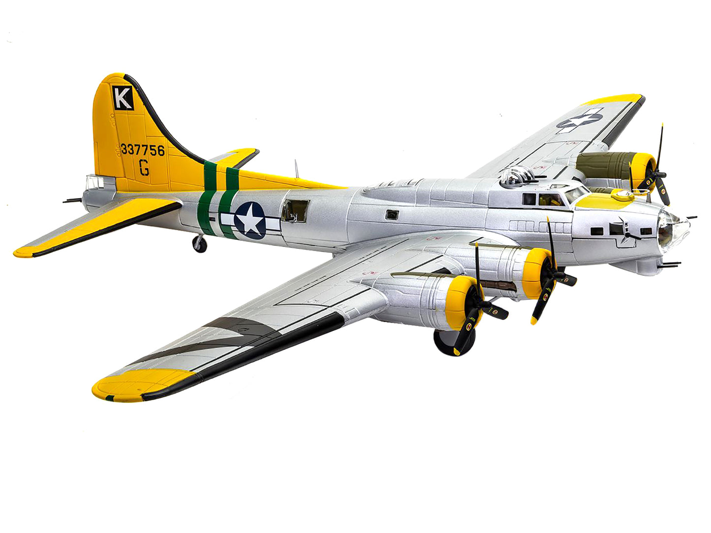 Boeing B-17G Flying Fortress Bomber Aircraft "Milk Wagon" "43-37756/G 708th BS/447th BG Rattlesden" (1944) "The Aviation Archive" Series 1/72 Diecast Model by Corgi