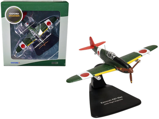 Kawasaki Ki61 Hien Fighter Plane 244th Flight Regiment Chofu Airfield (1945) "Oxford Aviation" Series 1/72 Diecast Model Airplane by Oxford Diecast