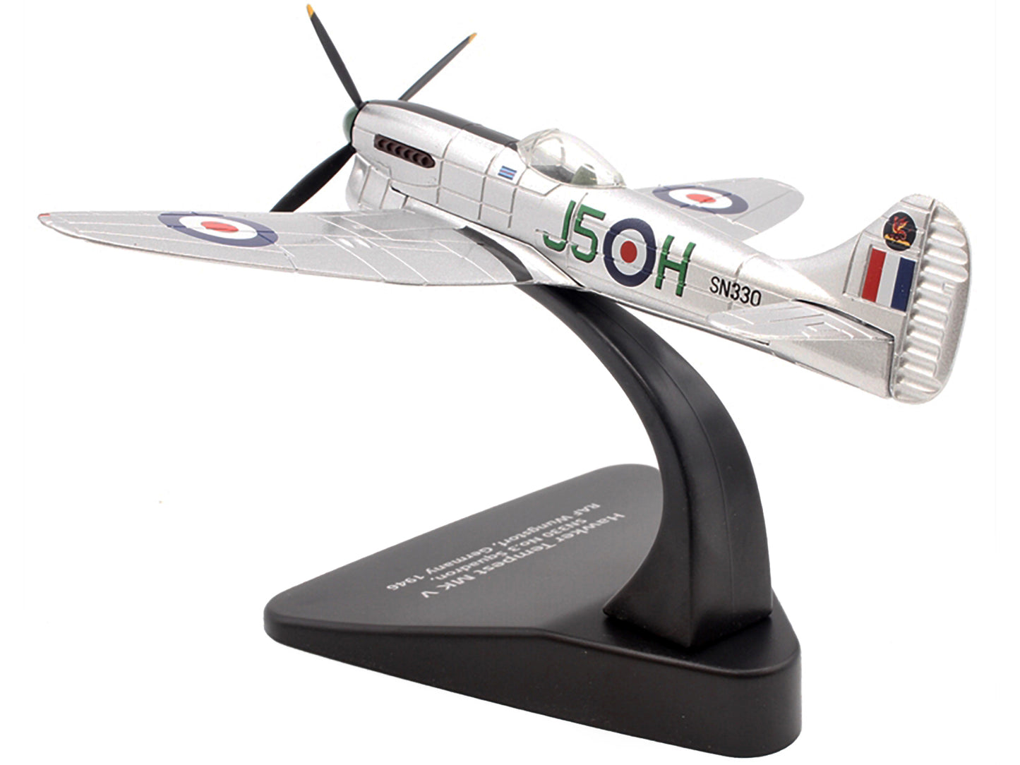 Hawker Tempest MK V Fighter Plane SN330 No.3 Squadron RAF Wunstorf Germany (1946) "Oxford Aviation" Series 1/72 Diecast Model Airplane by Oxford Diecast