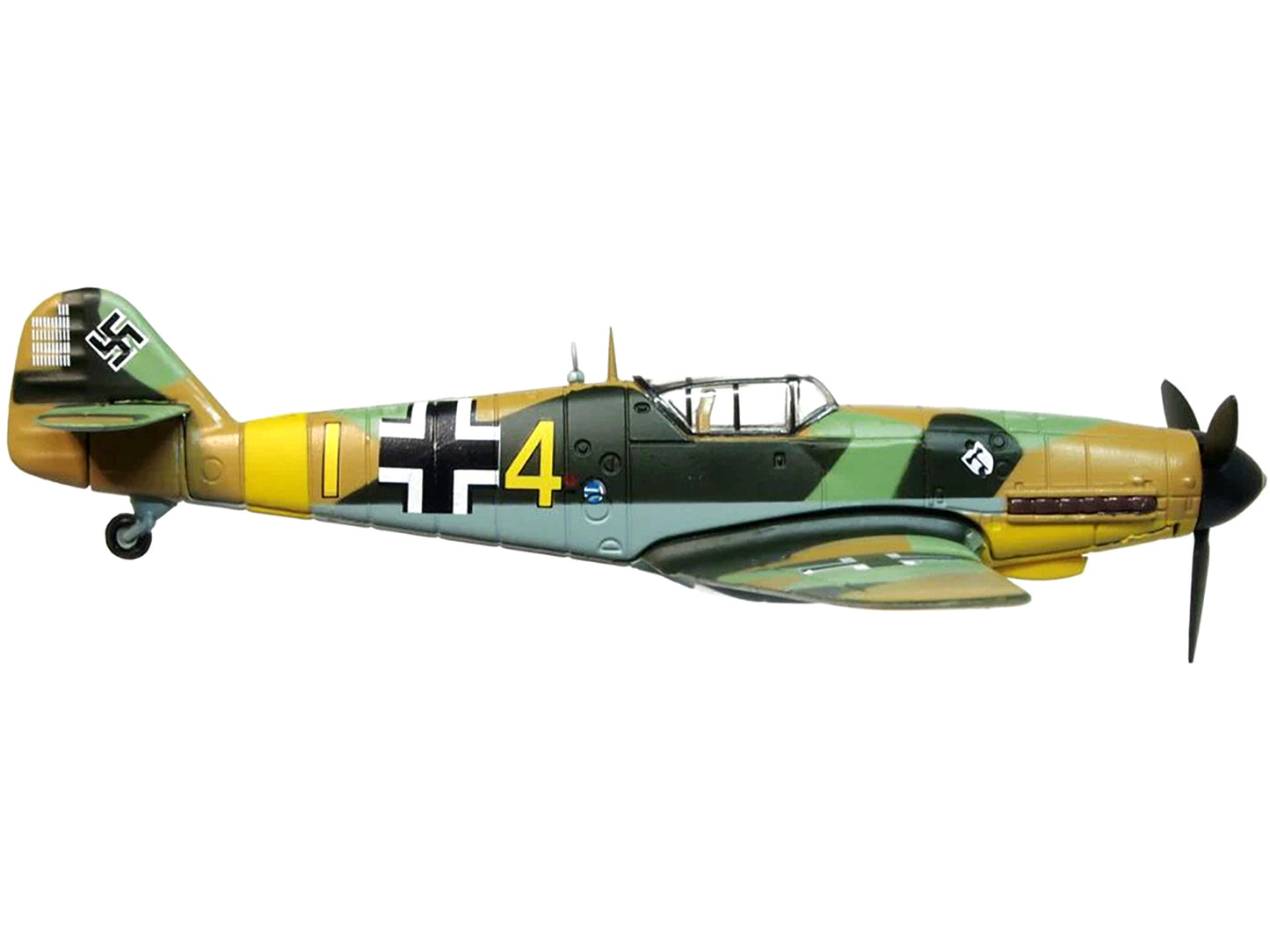 Messerschmitt Bf 109F-4 Fighter Plane "Ofw. Eberhard von Boremski 9/JG3 Eastern Front" (1942) "Oxford Aviation" Series 1/72 Diecast Model Airplane by Oxford Diecast