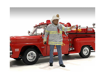 "Firefighters" Fire Captain Figure for 1/18 Scale Models by American Diorama