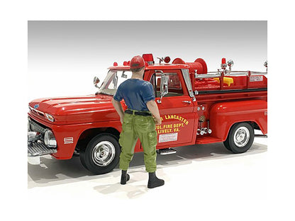 "Firefighters" Off Duty Figure for 1/18 Scale Models by American Diorama