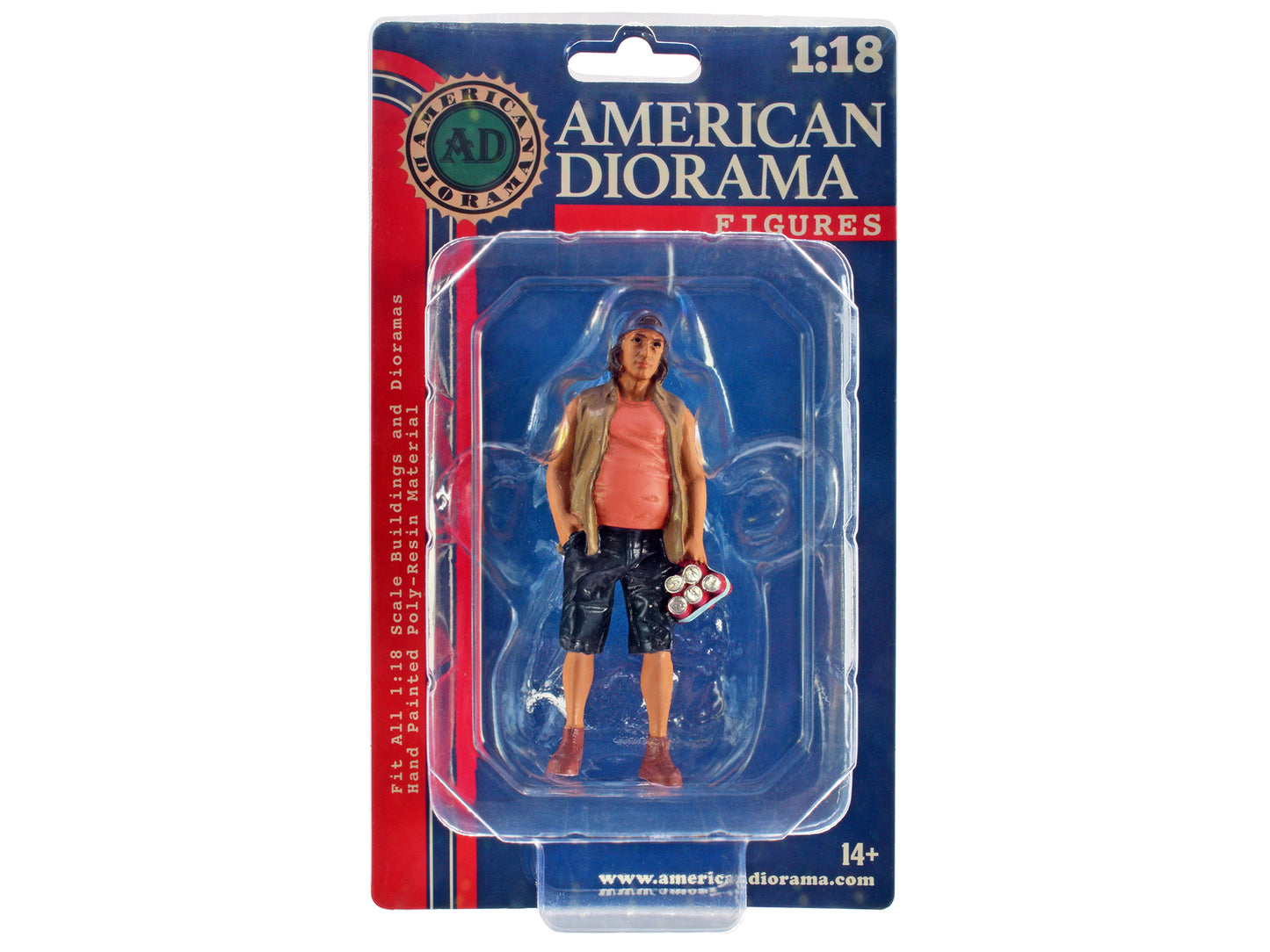 "Campers" Figure 2 for 1/18 Scale Models by American Diorama