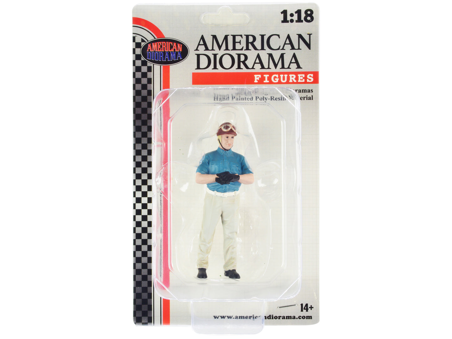 "Racing Legends" 50's Figures A and B Set of 2 for 1/18 Scale Models by American Diorama