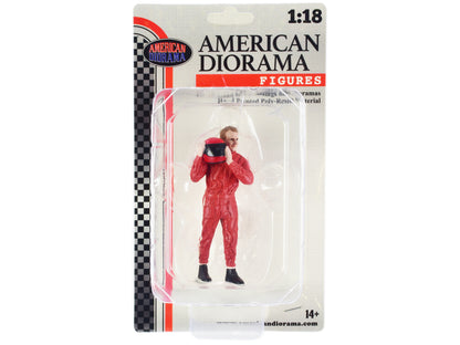 "Racing Legends" 70's Figures A and B Set of 2 for 1/18 Scale Models by American Diorama