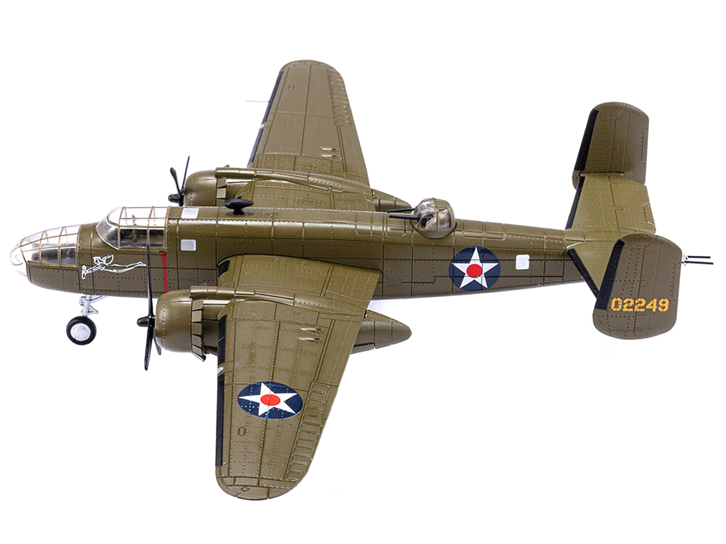 North American B-25B Mitchell Bomber Aircraft U.S. Army "Hari Kari-er" Doolittle Raid (1942) 1/72 Diecast Model by Air Force 1