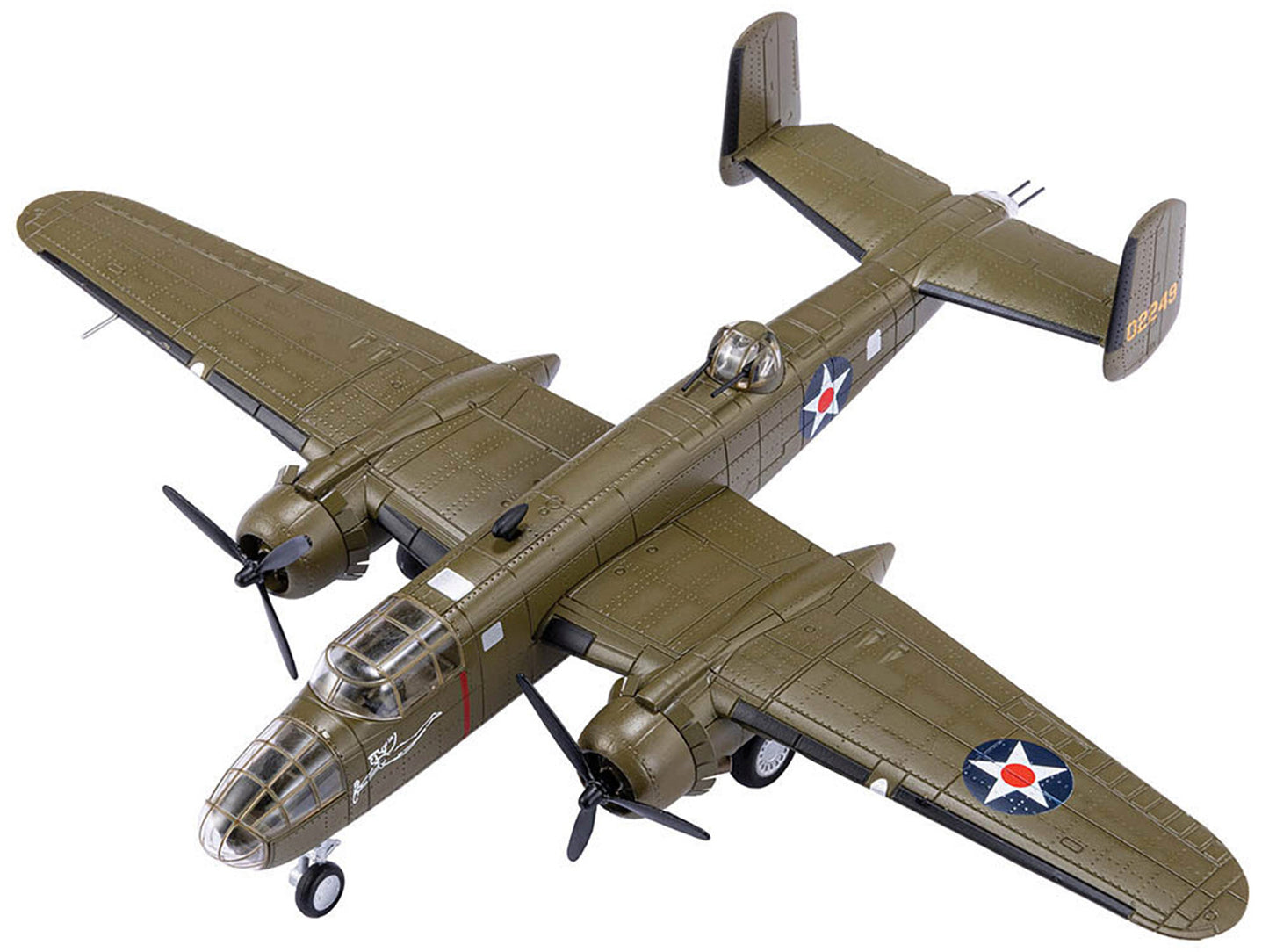 North American B-25B Mitchell Bomber Aircraft U.S. Army "Hari Kari-er" Doolittle Raid (1942) 1/72 Diecast Model by Air Force 1