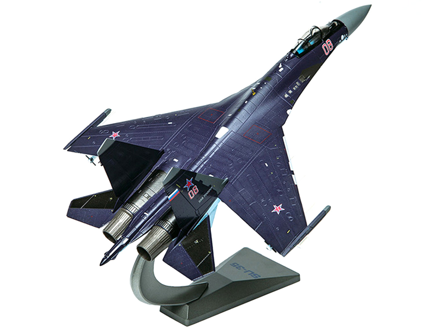 Sukhoi Su-35 Fighter Aircraft #08 "Russian Air Force" 1/72 Diecast Model by Air Force 1