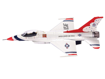 Lockheed F-16 Fighting Falcon Fighter Aircraft "Thunderbirds" United States Air Force "Collector Series" 1/100 Diecast Model by Air Force 1