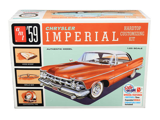 Skill 2 Model Kit 1959 Chrysler Imperial 3 in 1 Kit 1/25 Scale Model by AMT