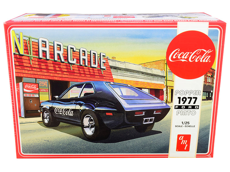 Skill 3 Model Kit 1977 Ford Pinto "Popper" with Vending Machine "Coca-Cola" 2 in 1 Kit 1/25 Scale Model by AMT