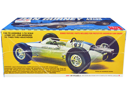 Skill 2 Model Kit Dan Gurney Lotus Racer 1/25 Scale Model by AMT