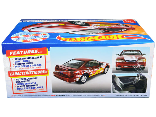 Skill 1 Snap Model Kit 1996 Ford Mustang GT "Hot Wheels" 1/25 Scale Model by AMT