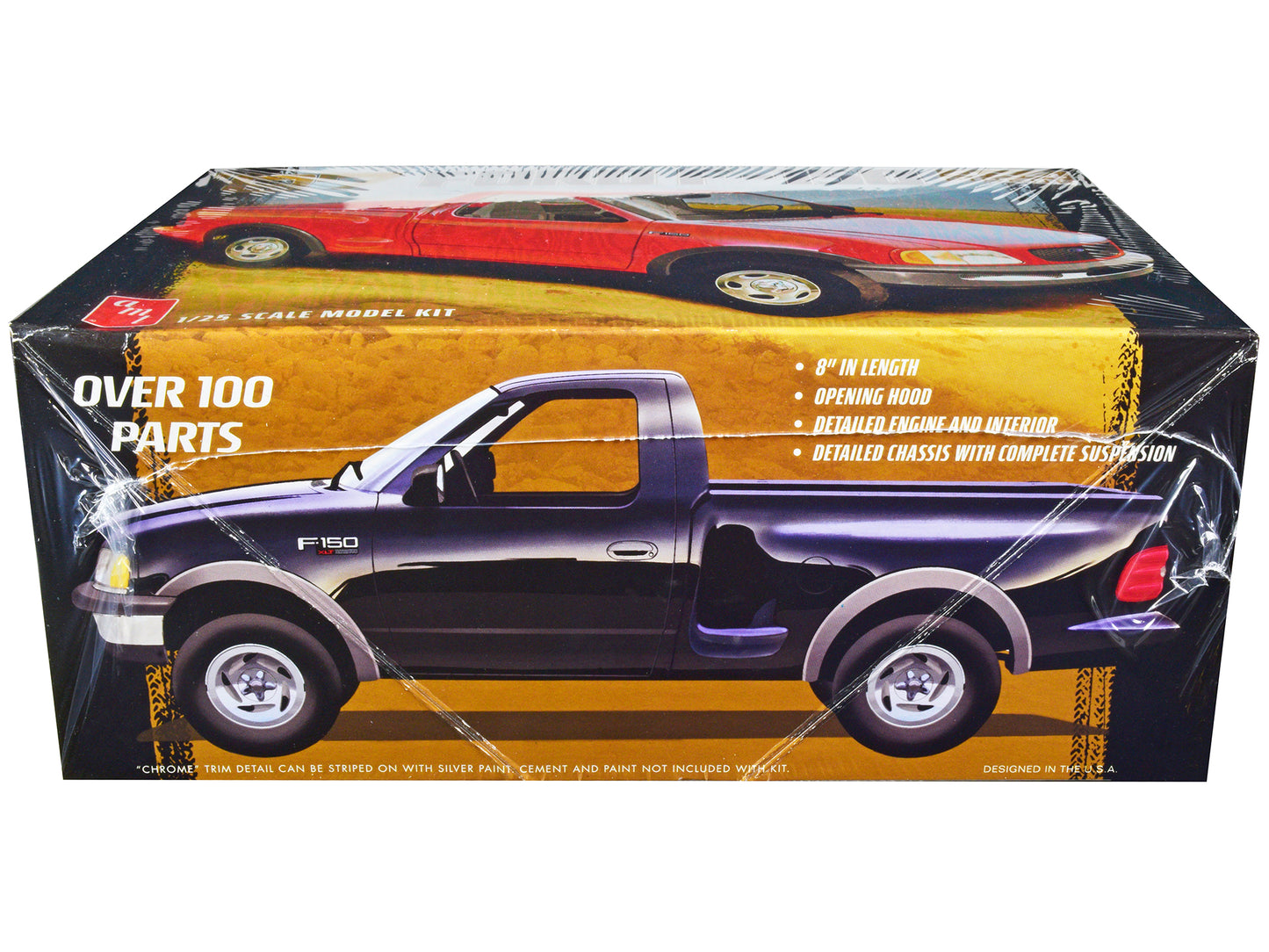 Skill 2 Model Kit 1997 Ford F-150 4X4 Pickup Truck 1/25 Scale Model by AMT