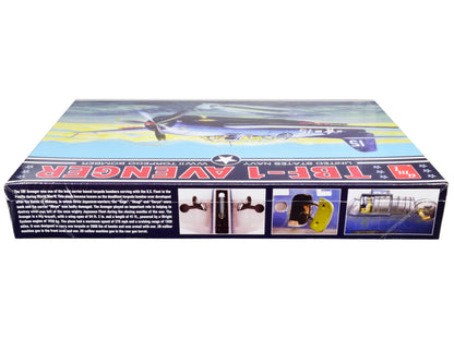 Skill 2 Model Kit Grumman TBF-1 Avenger Torpedo Bomber "United States Navy - WWII" 1/48 Scale Model by AMT