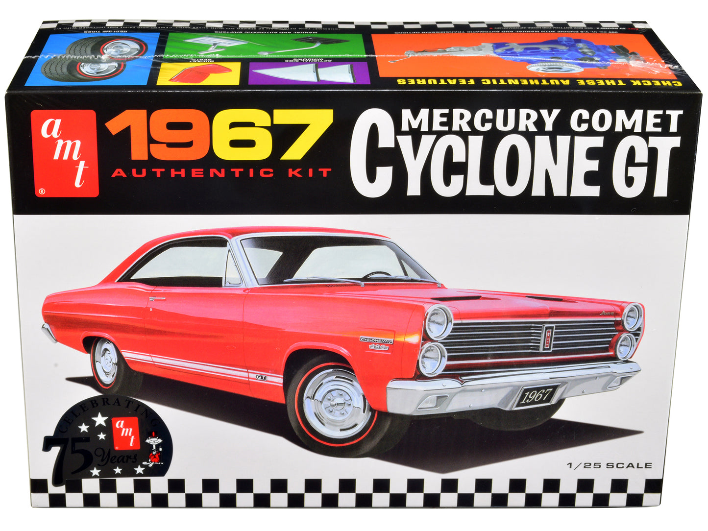 Skill 2 Model Kit 1967 Mercury Comet Cyclone GT 1/25 Scale Model by AMT