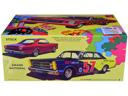 Skill 2 Model Kit 1966 Ford Galaxie 500 Hardtop "Sweet Bippy" 4-in-1 Kit 1/25 Scale Model by AMT