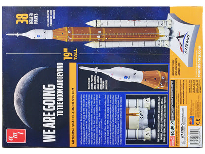 Skill 2 Model Kit NASA Artemis-1 Space Launch System Orion Crew Spacecraft 1/200 Scale Model by AMT