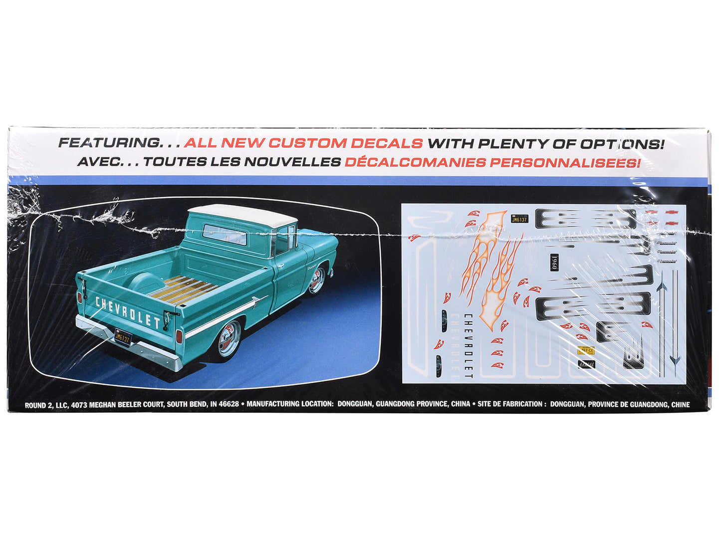 Skill 2 Model Kit 1960 Chevrolet Apache Pickup Truck "Kustom Kruisers" 1/25 Scale Model by AMT