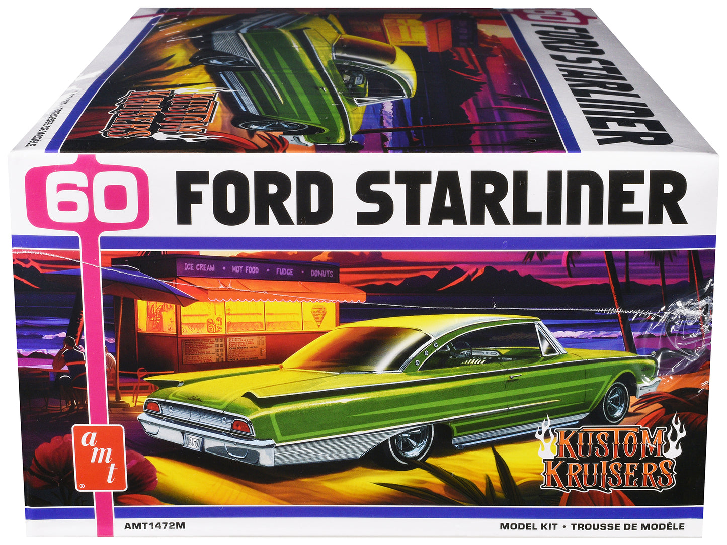 Skill 2 Model Kit 1960 Ford Starliner "Kustom Kruisers" 1/25 Scale Model by AMT