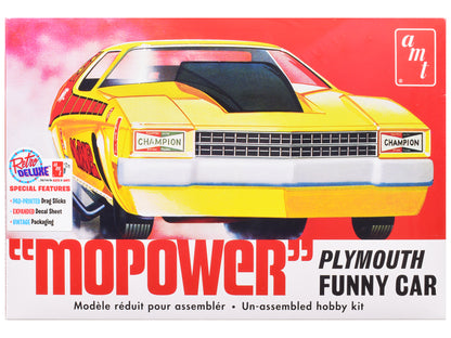 Skill 2 Model Kit Plymouth Funny Car "Mopower" 1/25 Scale Model by AMT