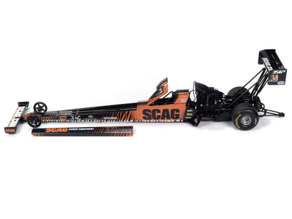 2023 NHRA TFD (Top Fuel Dragster) Tony Schumacher "SCAG Power Equipment" Orange and Black "Maynard Family Racing Team" Limited Edition to 1236 pieces Worldwide 1/24 Diecast Model by Auto World