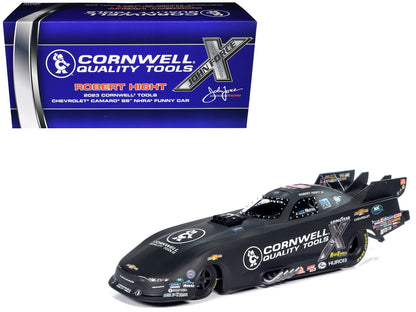 Chevrolet Camaro SS NHRA Funny Car Robert Hight "Cornwell Quality Tools" (2023) "John Force Racing" Limited Edition 1/24 Diecast Model by Auto World