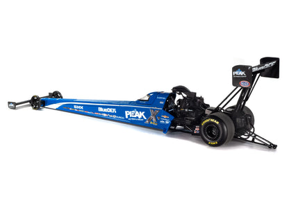 NHRA TFD (Top Fuel Dragster) Brittany Force "PEAK Antifreeze & Coolant" Blue "John Force Racing" 1/24 Diecast Model by Auto World