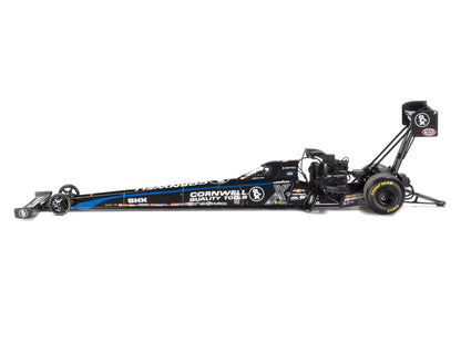 NHRA TFD (Top Fuel Dragster) Brittany Force "Cornwell Quality Tools" Black "John Force Racing" 1/24 Diecast Model by Auto World