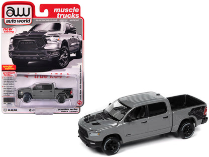 2023 Ram 1500 Rebel Havoc Edition Pickup Truck Ceramic Gray "Muscle Trucks" Series 1/64 Diecast Model Car by Auto World