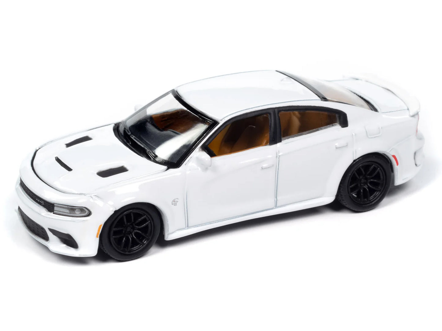 2021 Dodge Charger SRT Hellcat Redeye White Knuckle "Modern Muscle" Series 1/64 Diecast Model Car by Auto World