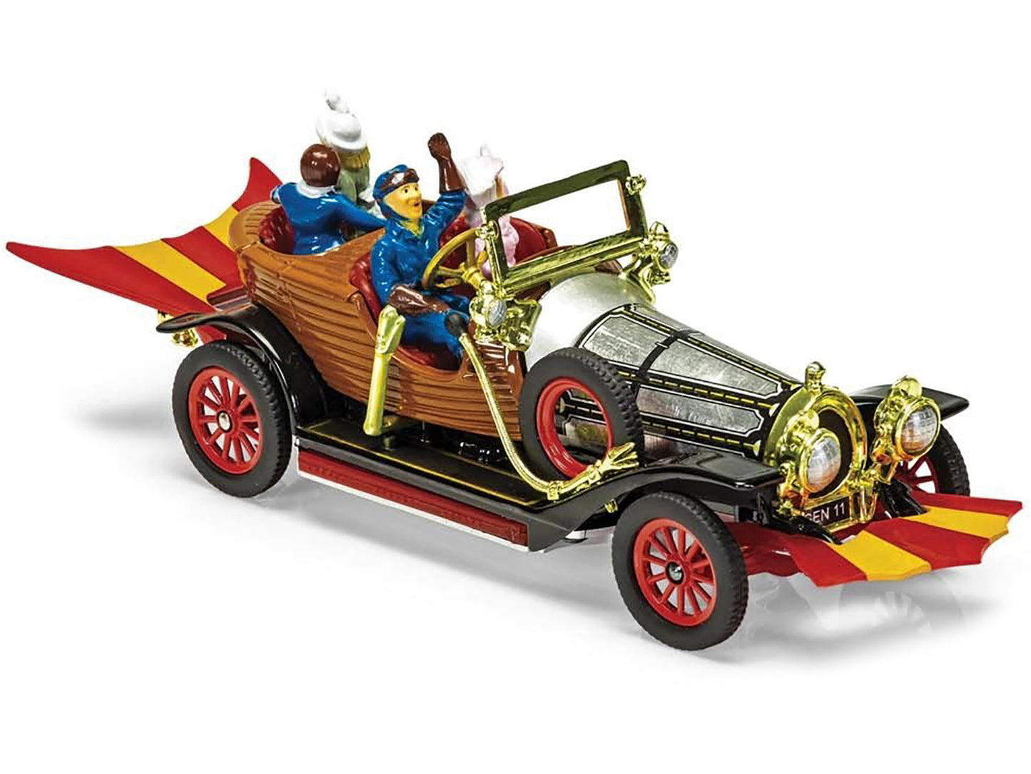 Chitty Chitty Bang Bang Car with 4 Sitting Figures "Chitty Chitty Bang Bang" (1968) Movie Diecast Model Car by Corgi