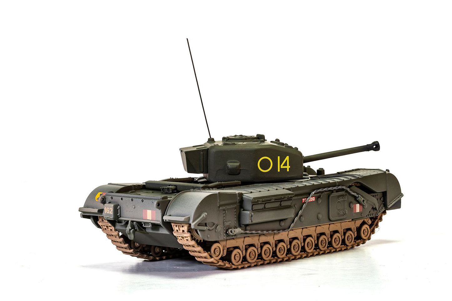 Churchill Mk.IV Tank "'To Catch a Tiger' 'Toledo' C Squadron 14 Troop 21st Army Tank Brigade Tunisia" (1943) British Royal Army "Military Legends" Series 1/50 Diecast Model by Corgi