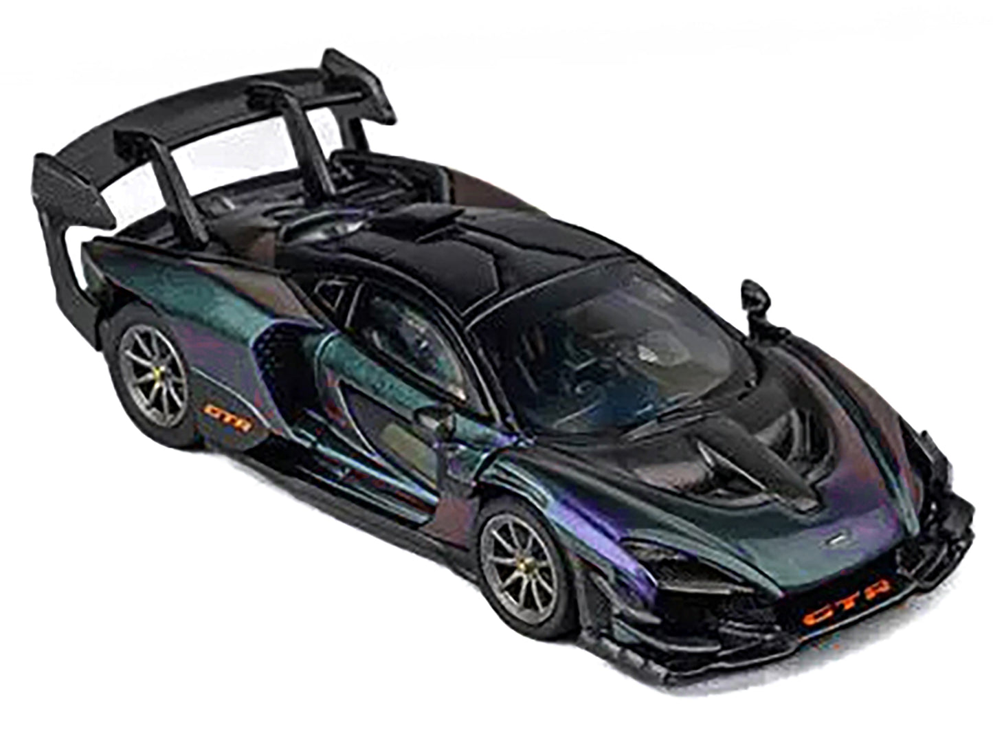 McLaren Senna GTR Purple Chameleon Metallic "Hong Kong Toy Car Salon 2024" 1/64 Diecast Model Car by CM Models