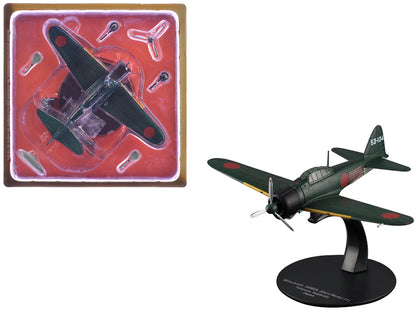 Mitsubishi A6M2B (Zero Model 21) Aircraft "Tetsuzo Iwamoto 253rd Naval Flying Group" Imperial Japanese Navy Air Service 1/72 Diecast Model by DeAgostini