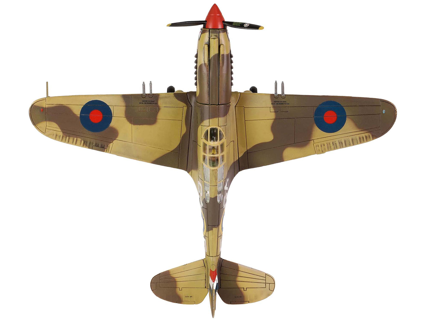 Curtiss P-40B Tomahawk MK IIB Aircraft Fighter "112 Squadron (Royal Air Force) AK402 GA-F North Africa" (October 1941) "WW2 Aircrafts Series" 1/72 Diecast Model by Forces of Valor