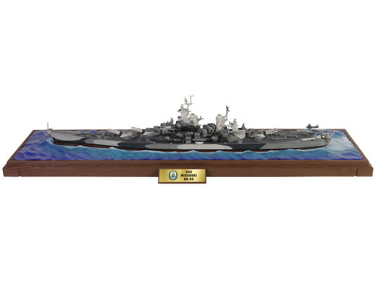 USS Missouri (BB-63) Iowa-class Battleship "Battle of Okinawa" (1945) United States Navy (Waterline Edition) "Battleship" Series 1/700 Diecast Model by Forces of Valor