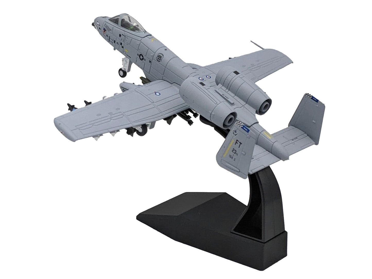 Republic A-10C Thunderbolt II Attack Aircraft "Flying Tigers 23rd Fighter Group 23rd Wing" (2003) United States Air Force 1/100 Diecast Model Airplane