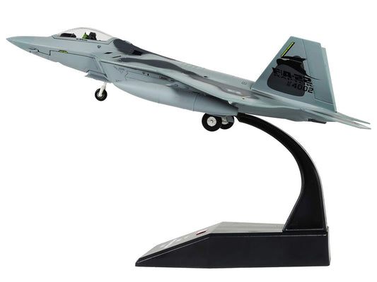 Lockheed Martin F-22A Raptor Stealth Aircraft "27th Figher Squadron 1st Operations Group Langley AFB" (2005) United States Air Force 1/100 Diecast Model Airplane