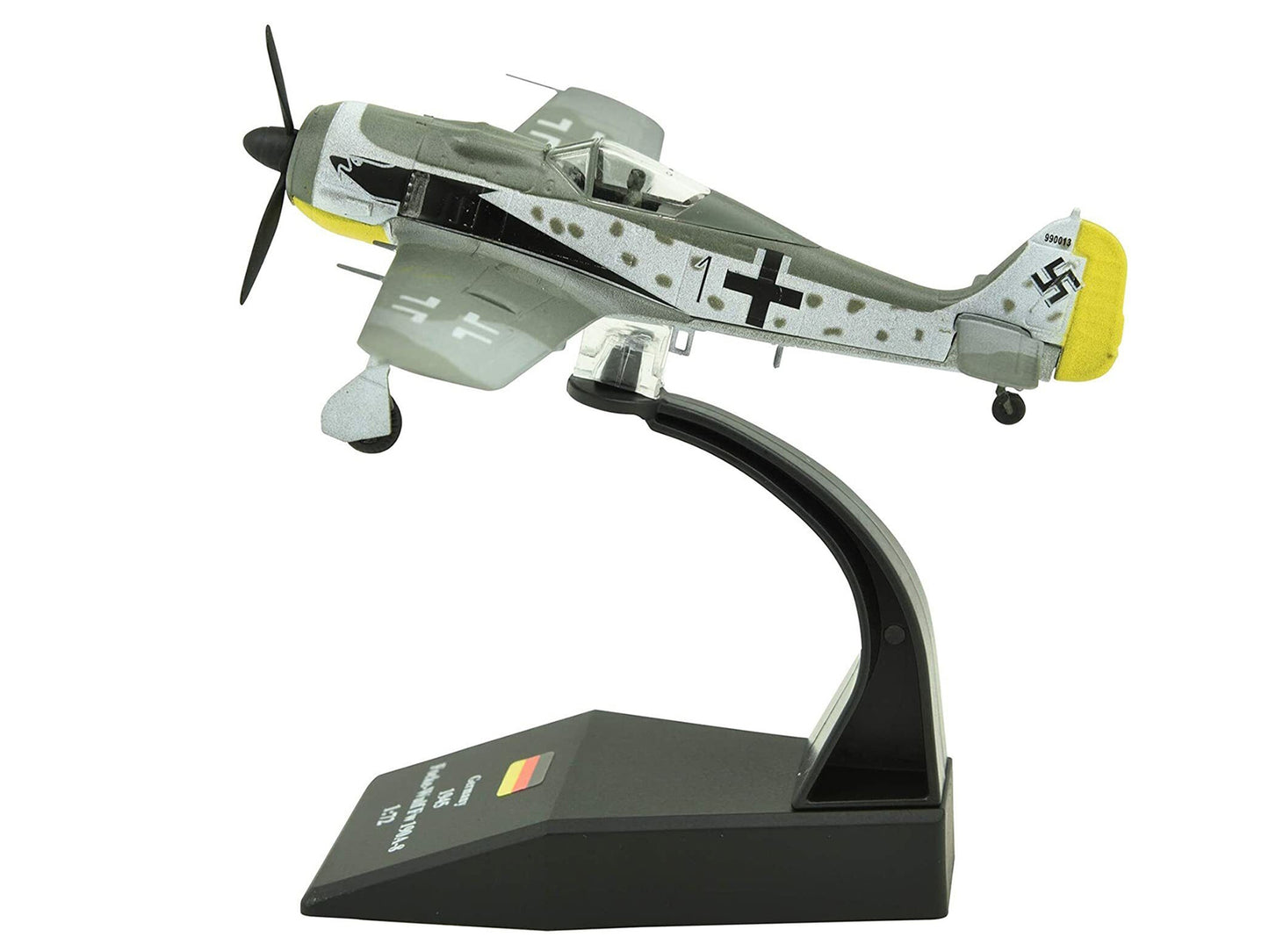 Focke-Wulf Fw 190A-8 Fighter Aircraft "98-Victory Ace Staffelkapitaen Horst Hannig I./JG 2 Triqueville France" (1943) German Luftwaffe 1/72 Diecast Model Airplane