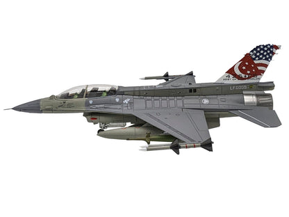 General Dynamics F-16D Fighting Falcon Fighter Aircraft "425th Fighter Squadron Best of Both Worlds Peace Carvin II 25th Anniversary Livery 56th Fighter Wing Luke AFB" (2018) United States Air Force 1/72 Diecast Model Airplane