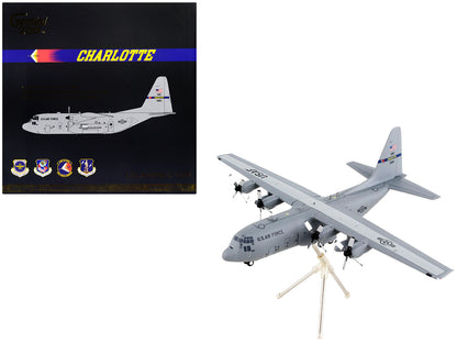 Lockheed C-130H Hercules Transport Aircraft "North Carolina Air National Guard Charlotte ANGB" United States Air Force "Gemini 200" Series 1/200 Diecast Model Airplane by GeminiJets