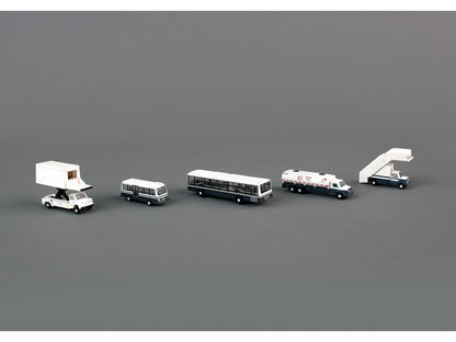 Airport Service Vehicles Set of 5 pieces "Gemini 200" Series Diecast Models by GeminiJets