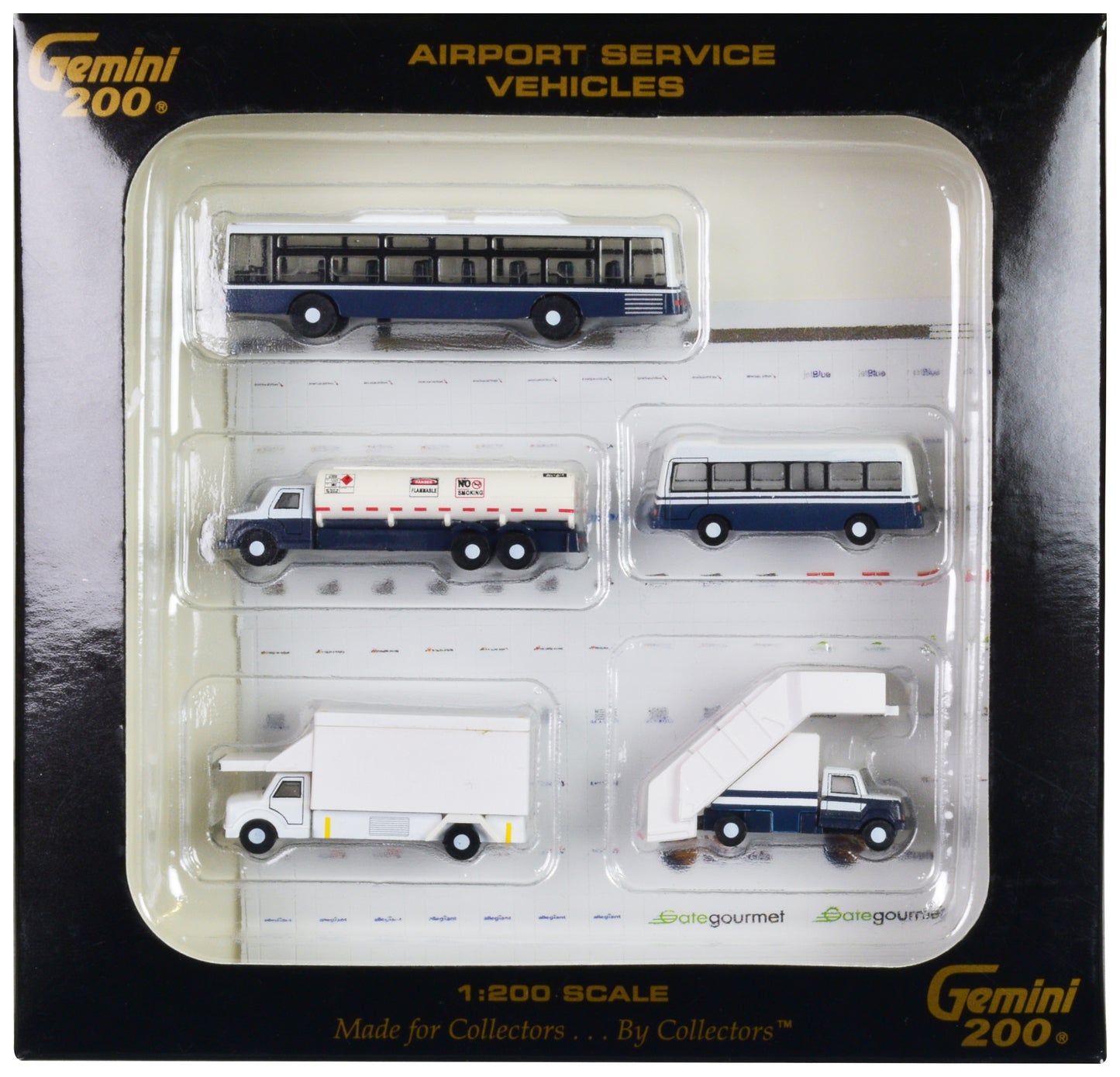 Airport Service Vehicles Set of 5 pieces "Gemini 200" Series Diecast Models by GeminiJets