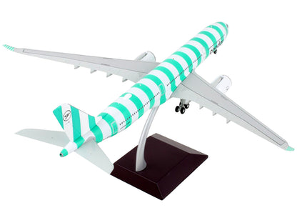 Airbus A330-900 Commercial Aircraft "Condor Airlines" White and Green Striped "Gemini 200" Series 1/200 Diecast Model Airplane by GeminiJets