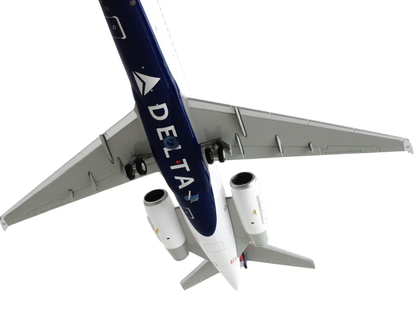 Boeing 717-200 Commercial Aircraft "Delta Air Lines" White with Blue Tail "Gemini 200" Series 1/200 Diecast Model Airplane by GeminiJets