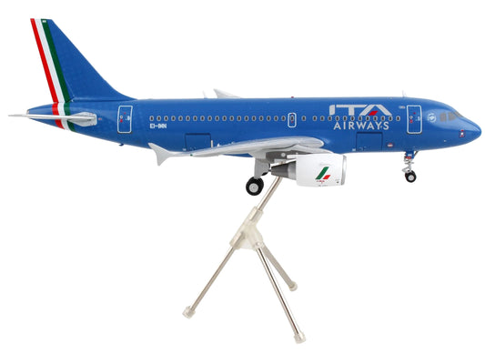 Airbus A319 Commercial Aircraft "ITA Airways" Blue with Tail Stripes "Gemini 200" Series 1/200 Diecast Model Airplane by GeminiJets