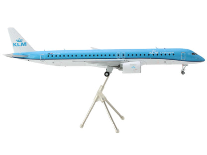 Embraer E195-E2 Commercial Aircraft "KLM Cityhopper" Blue and White "Gemini 200" Series 1/200 Diecast Model Airplane by GeminiJets