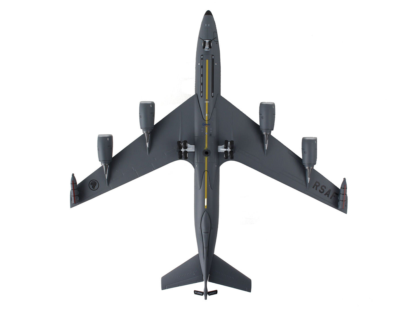 Boeing KC-135R Stratotanker Tanker Aircraft "Republic of Singapore Air Force" Gray "Gemini 200" Series 1/200 Diecast Model Airplane by GeminiJets